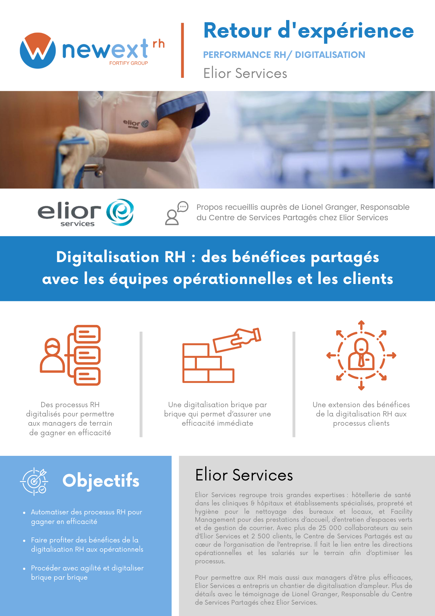 Témoignage Elior - Digitalisation RH : des bénéfices partagés avec les équipes opérationnelles