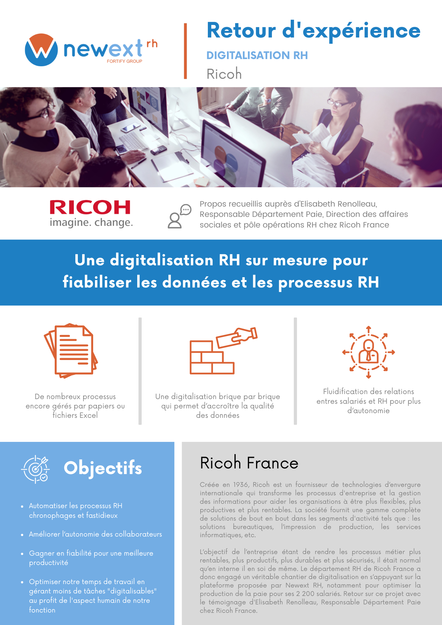 Témoignage Ricoh : la digitalisation RH sur-mesure